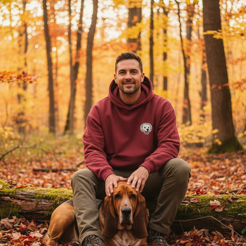Bordeaux Hoodie with Correct Patch